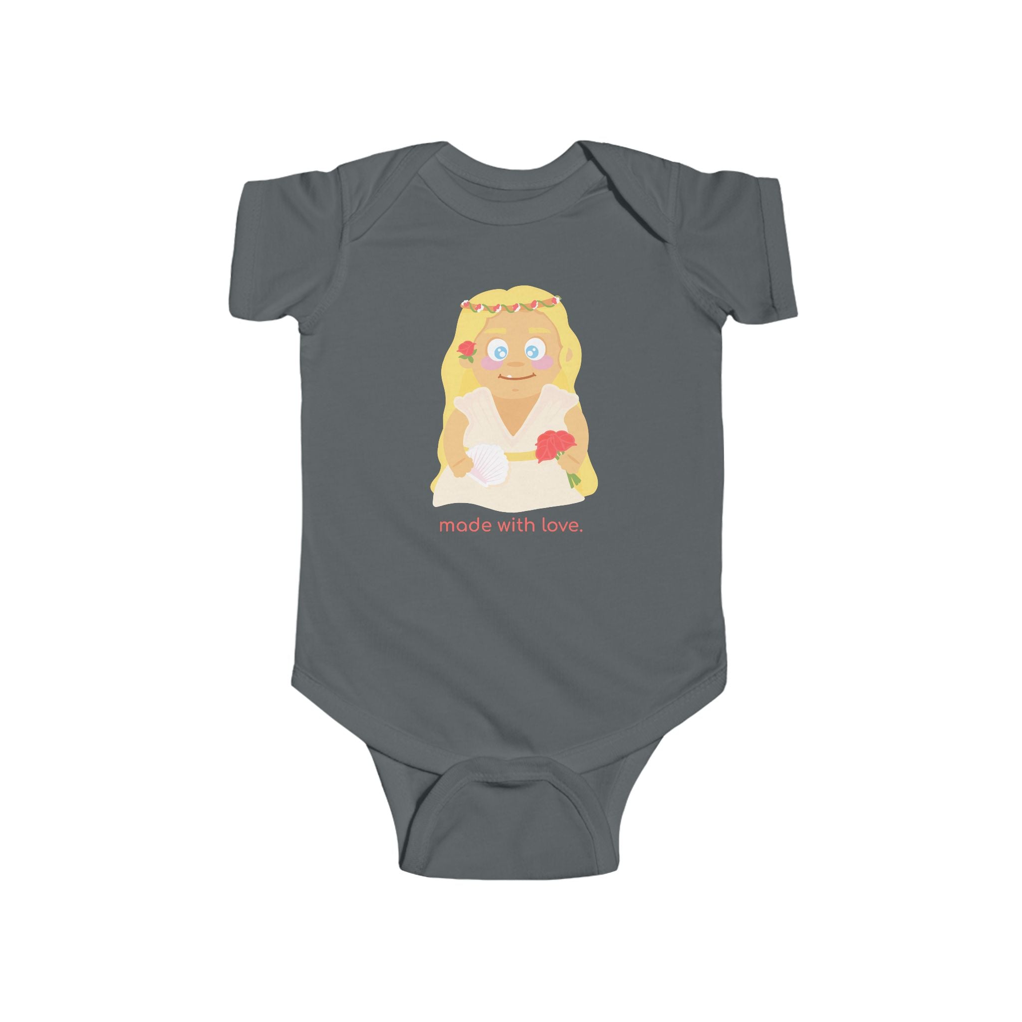 Little  Aphrodite ‘Made With Love’ Baby Onesie