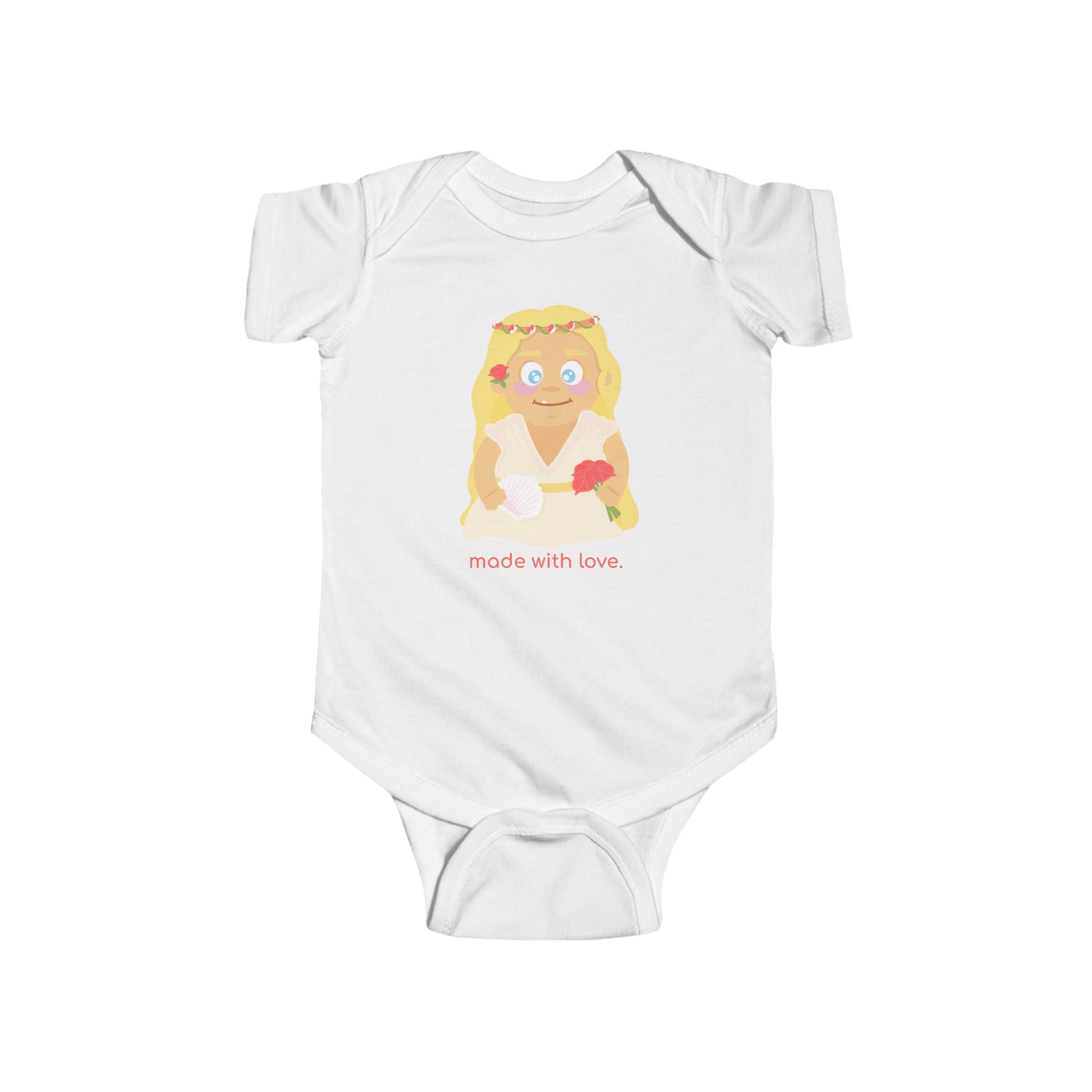 Little  Aphrodite ‘Made With Love’ Baby Onesie