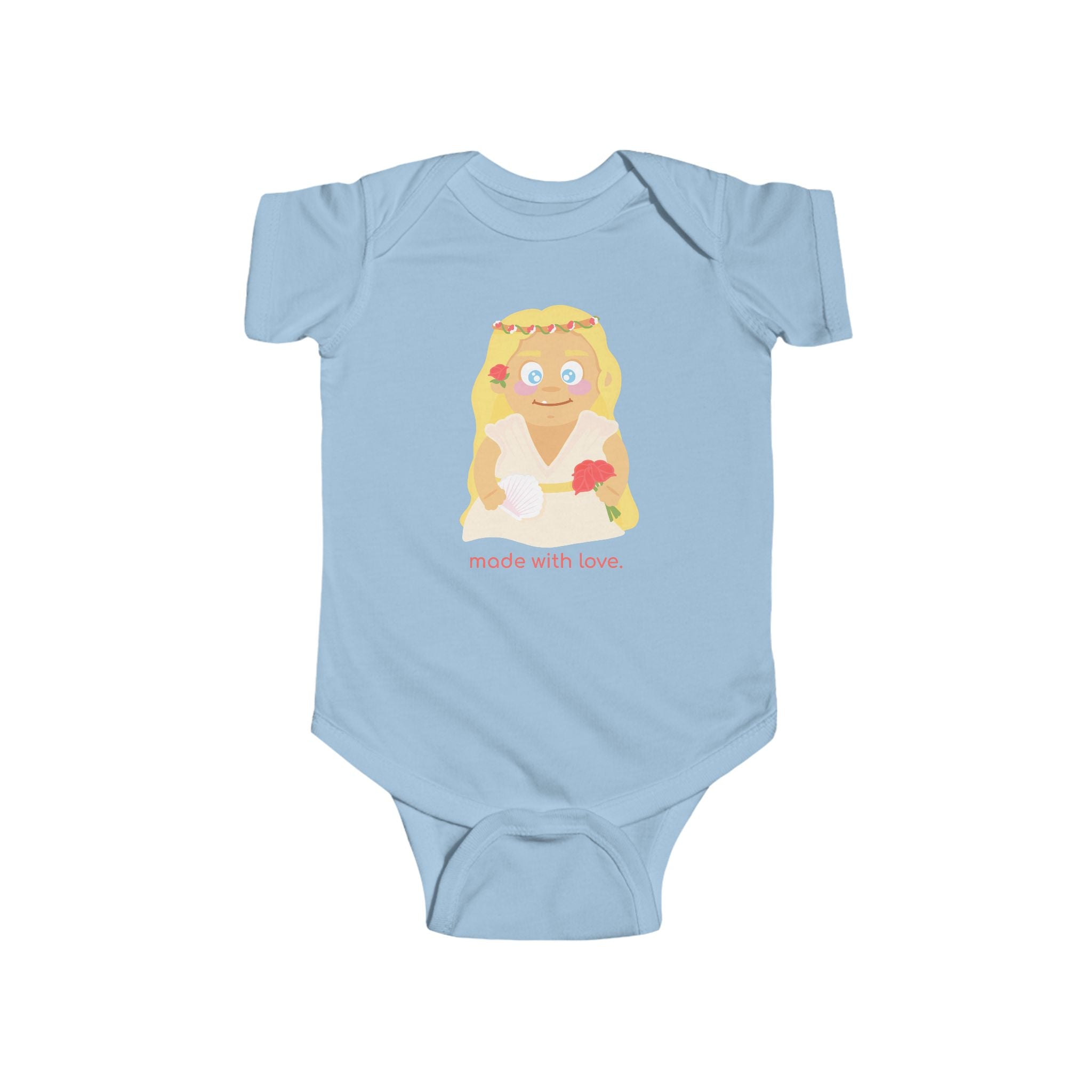 Little  Aphrodite ‘Made With Love’ Baby Onesie