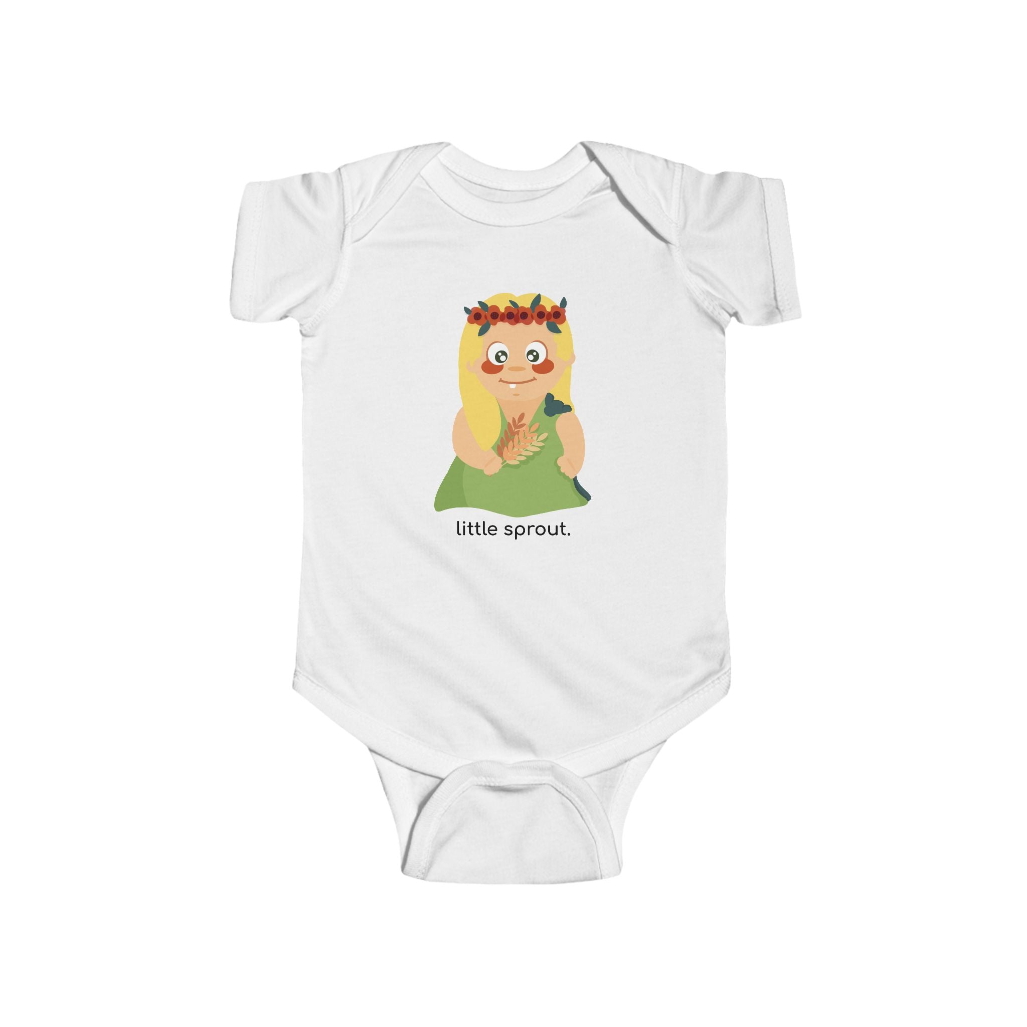 Little Demeter "Little Sprout" Baby Onesie