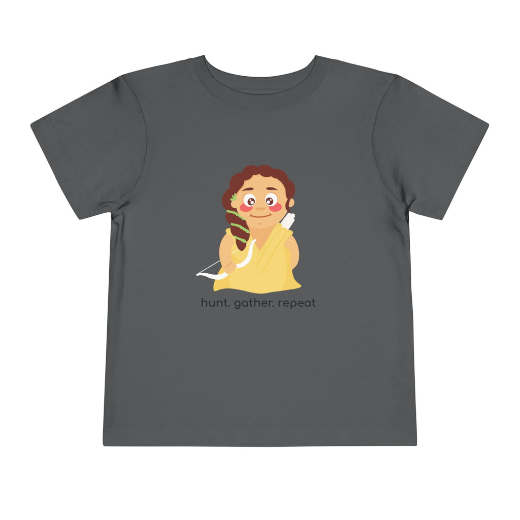 Little Artemis "hunt, gather, repeat" Kids Tee
