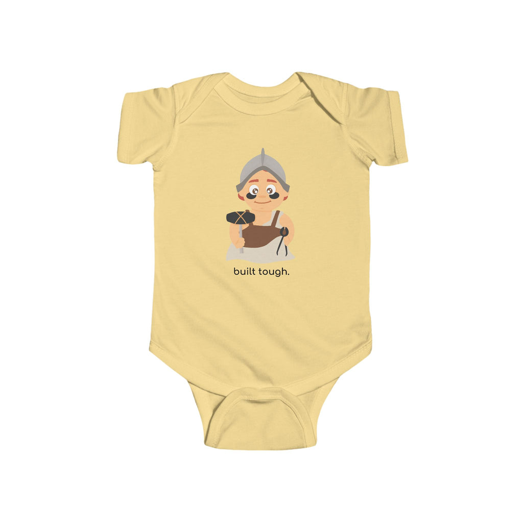 Little Hephaestus ‘Built Tough’ Baby Onesie