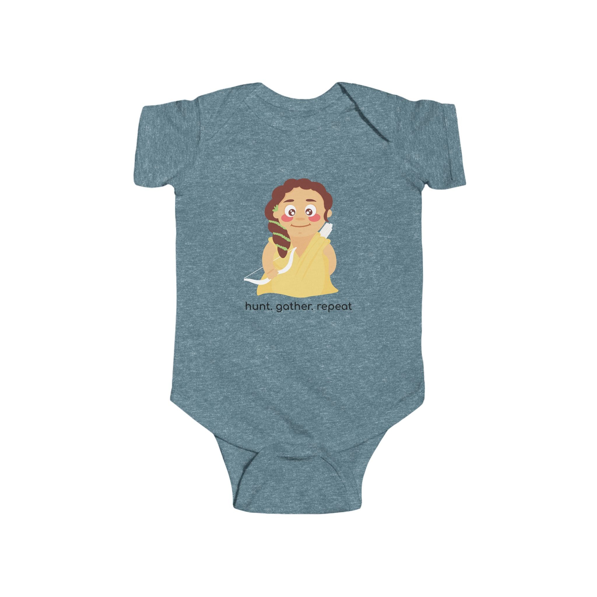 Little Artemis 'Hunt. Gather. Repeat.' Baby Onesie