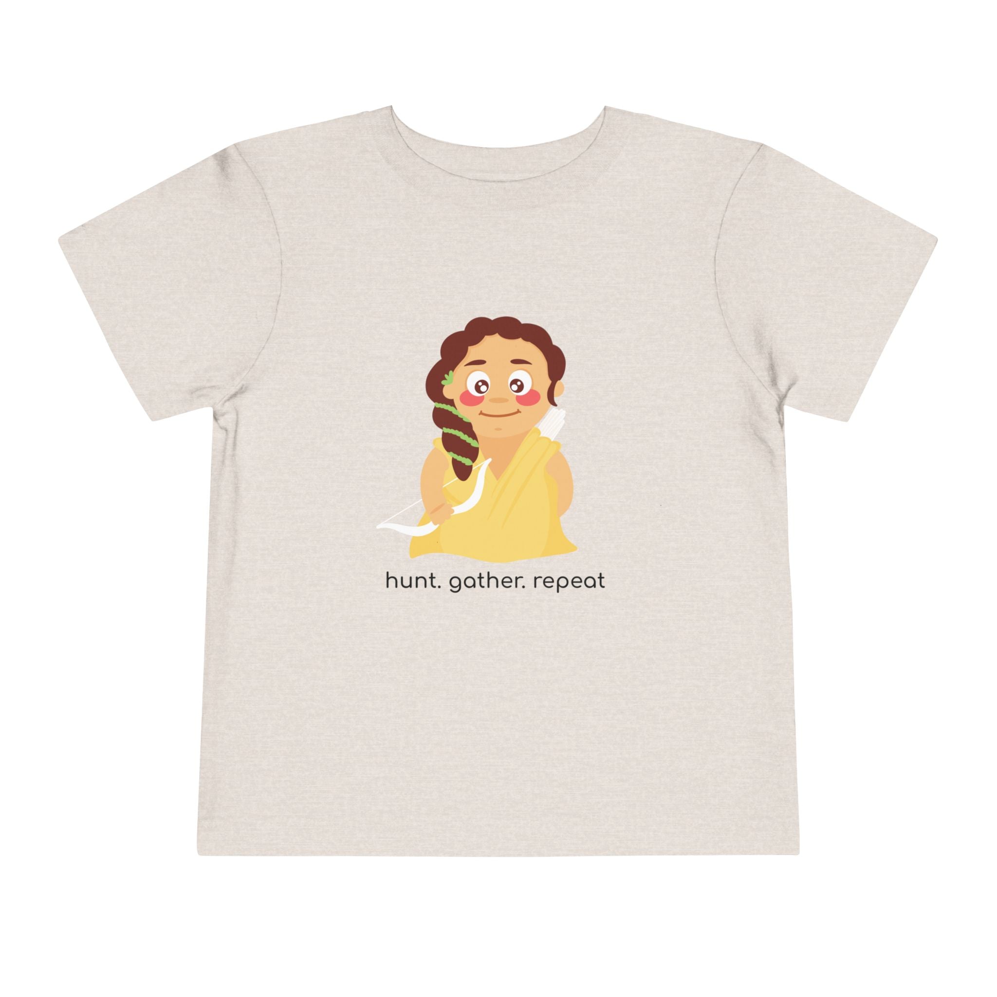 Little Artemis "hunt, gather, repeat" Kids Tee
