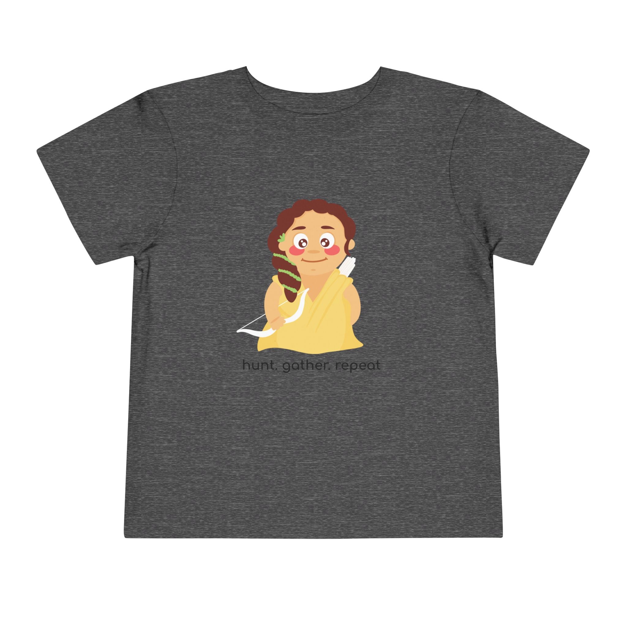 Little Artemis "hunt, gather, repeat" Kids Tee