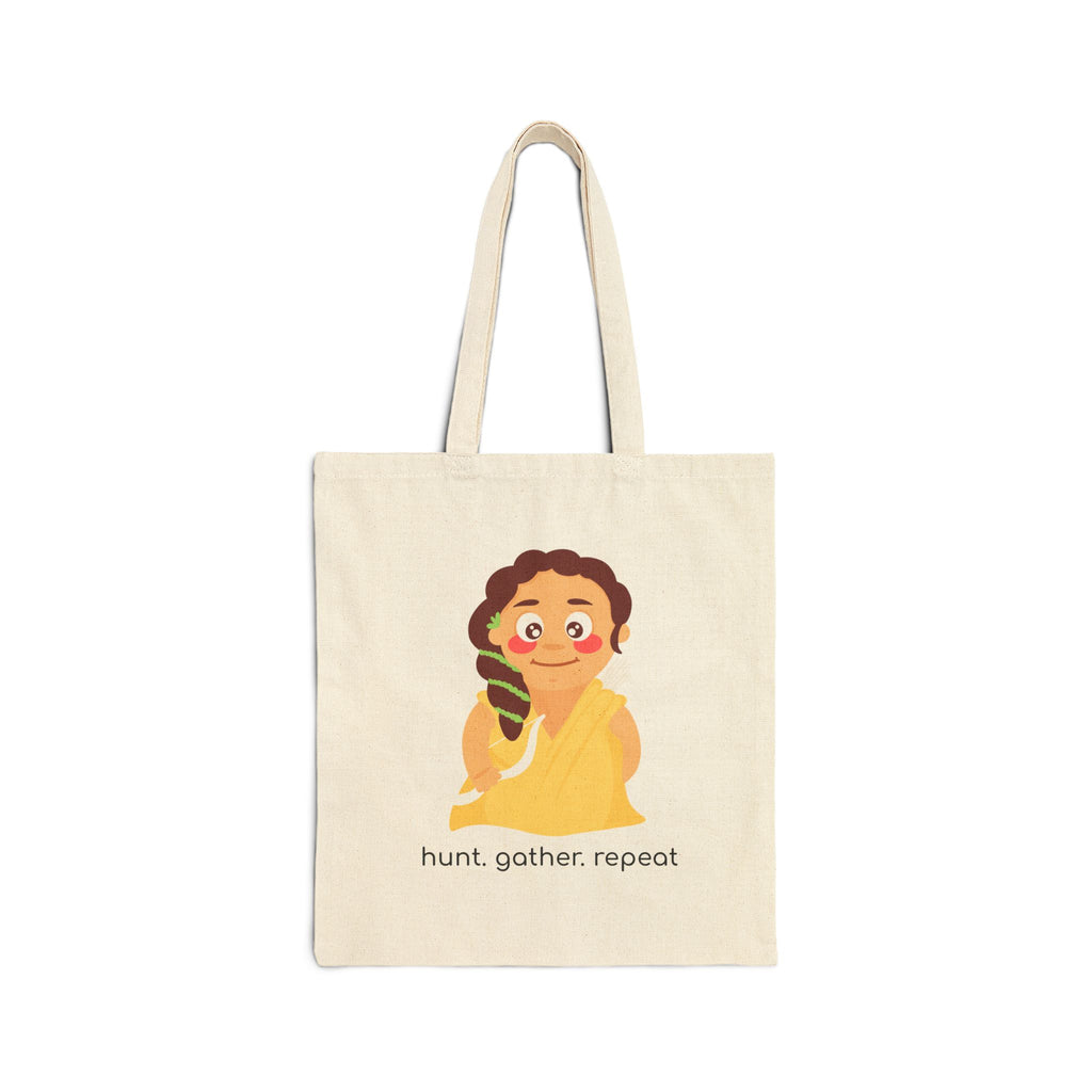 Little Artemis 'Hunt. Gather. Repeat.' Cotton Canvas Bag