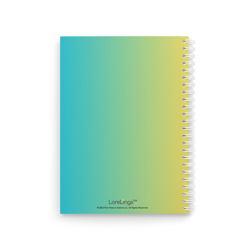 Little Poseidon ‘Making Waves’ Spiral Notebook