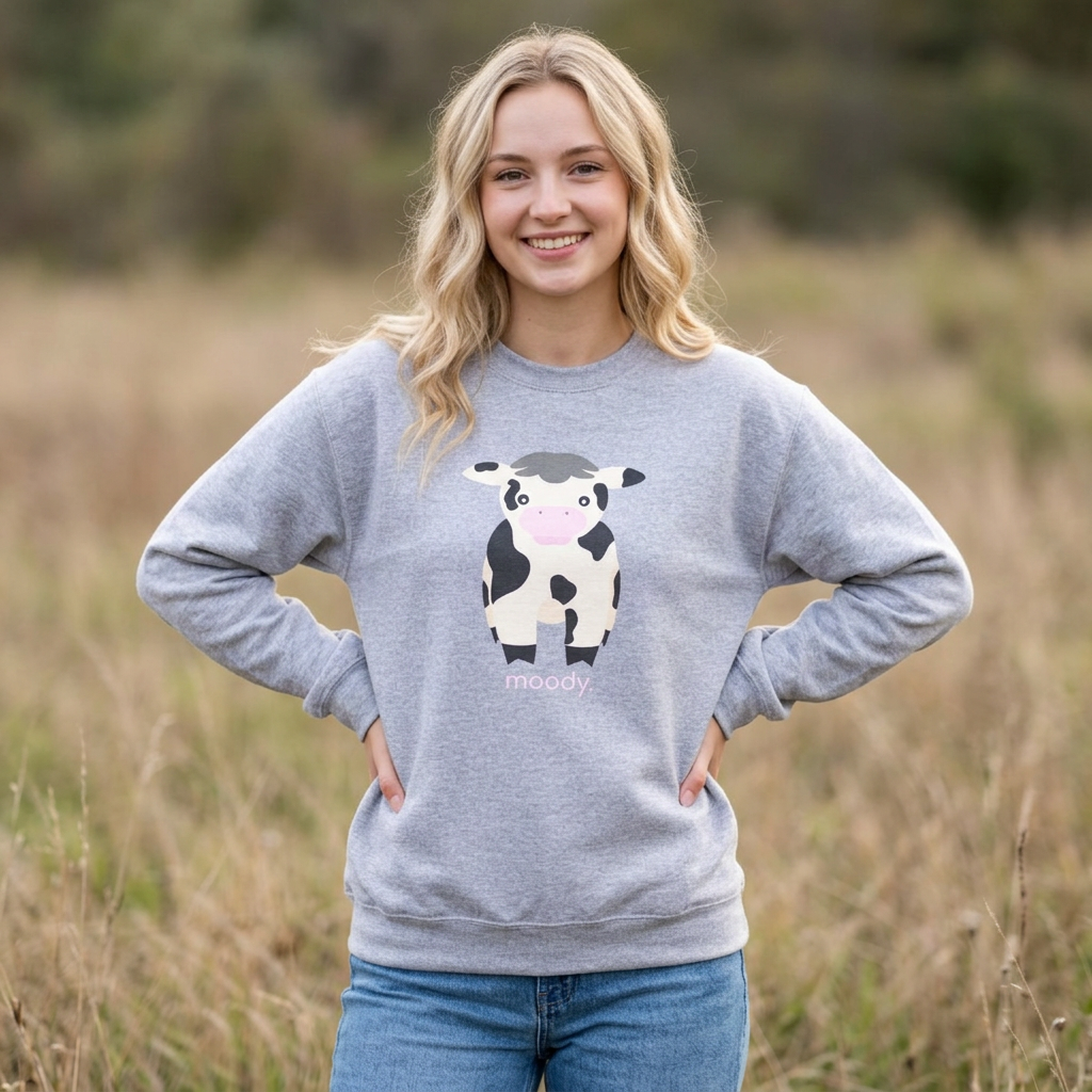 Moody Cow Sweatshirt