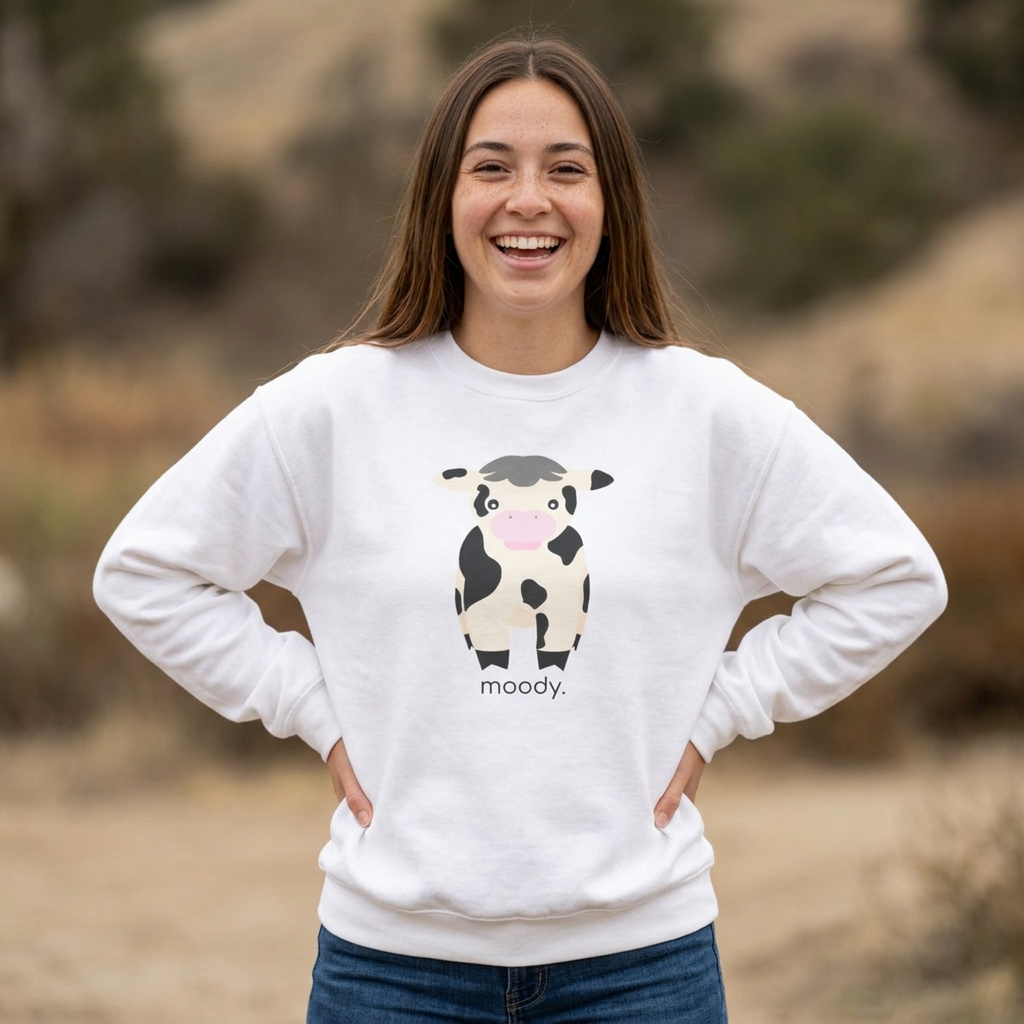 Moody Cow Sweatshirt