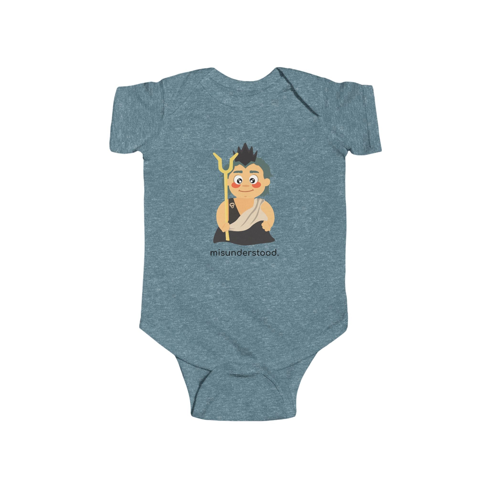 Little Hades ‘Misunderstood’ Baby Onesie