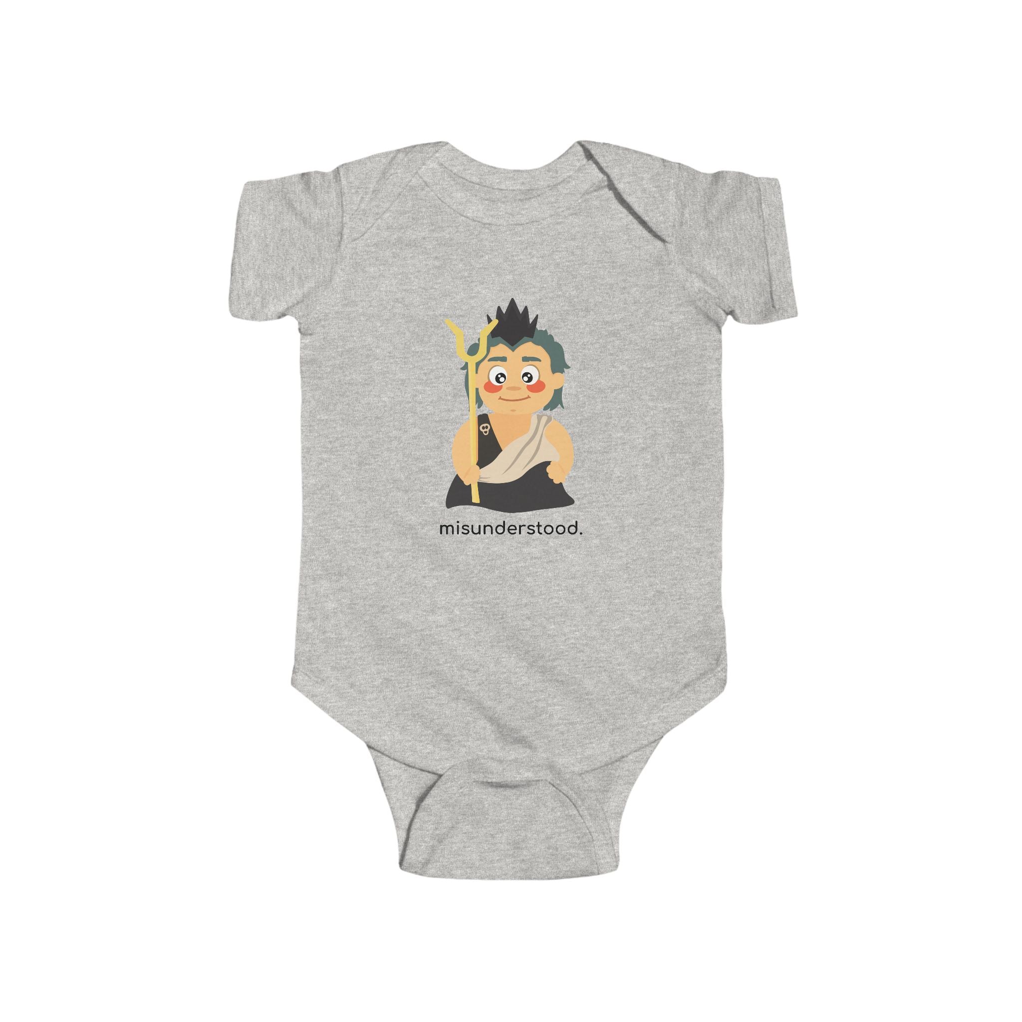 Little Hades ‘Misunderstood’ Baby Onesie