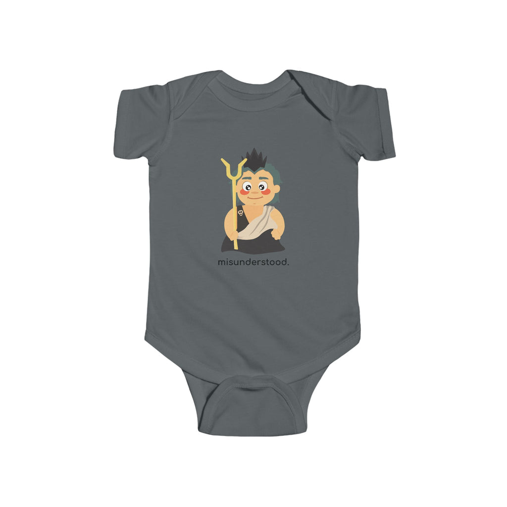Little Hades ‘Misunderstood’ Baby Onesie