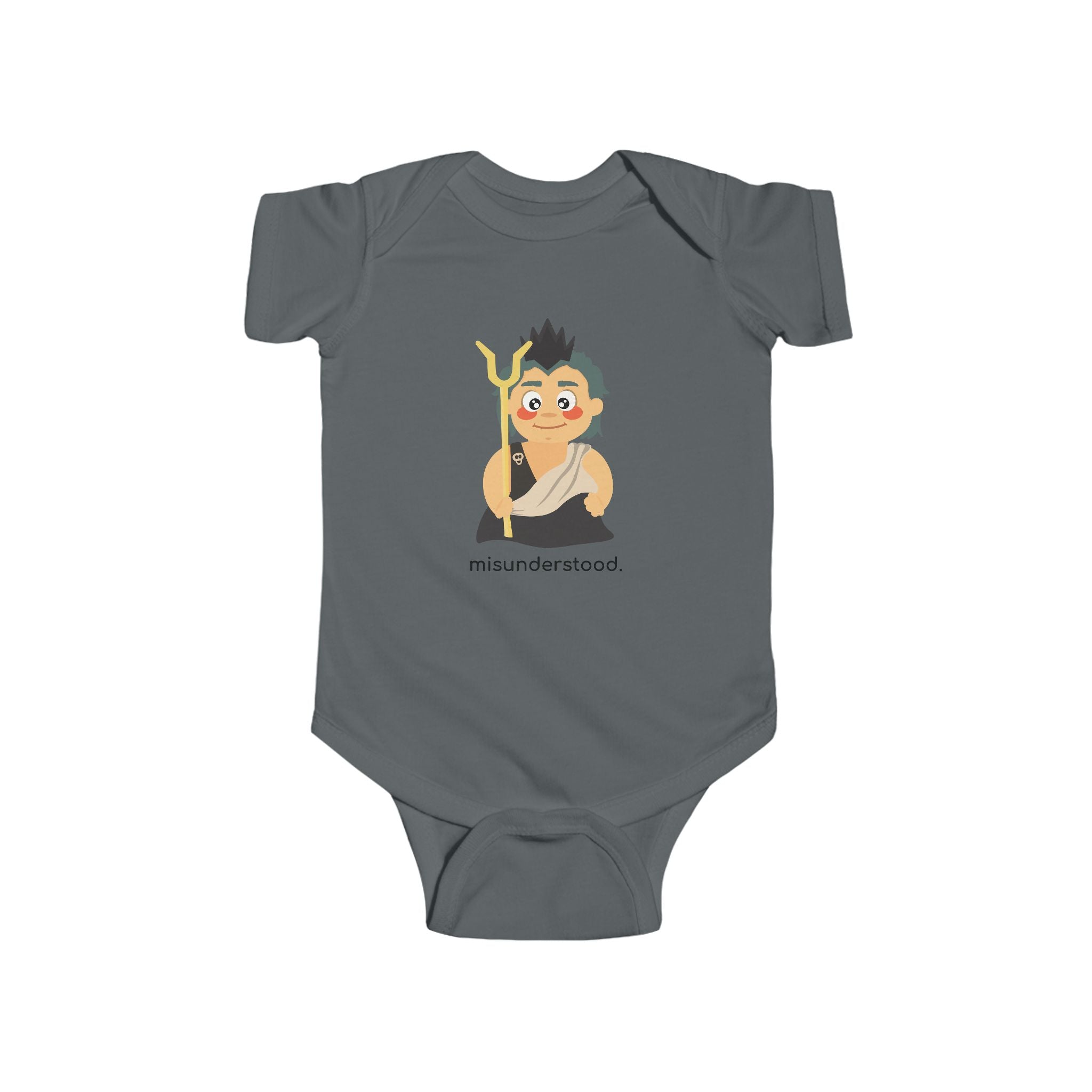 Little Hades ‘Misunderstood’ Baby Onesie