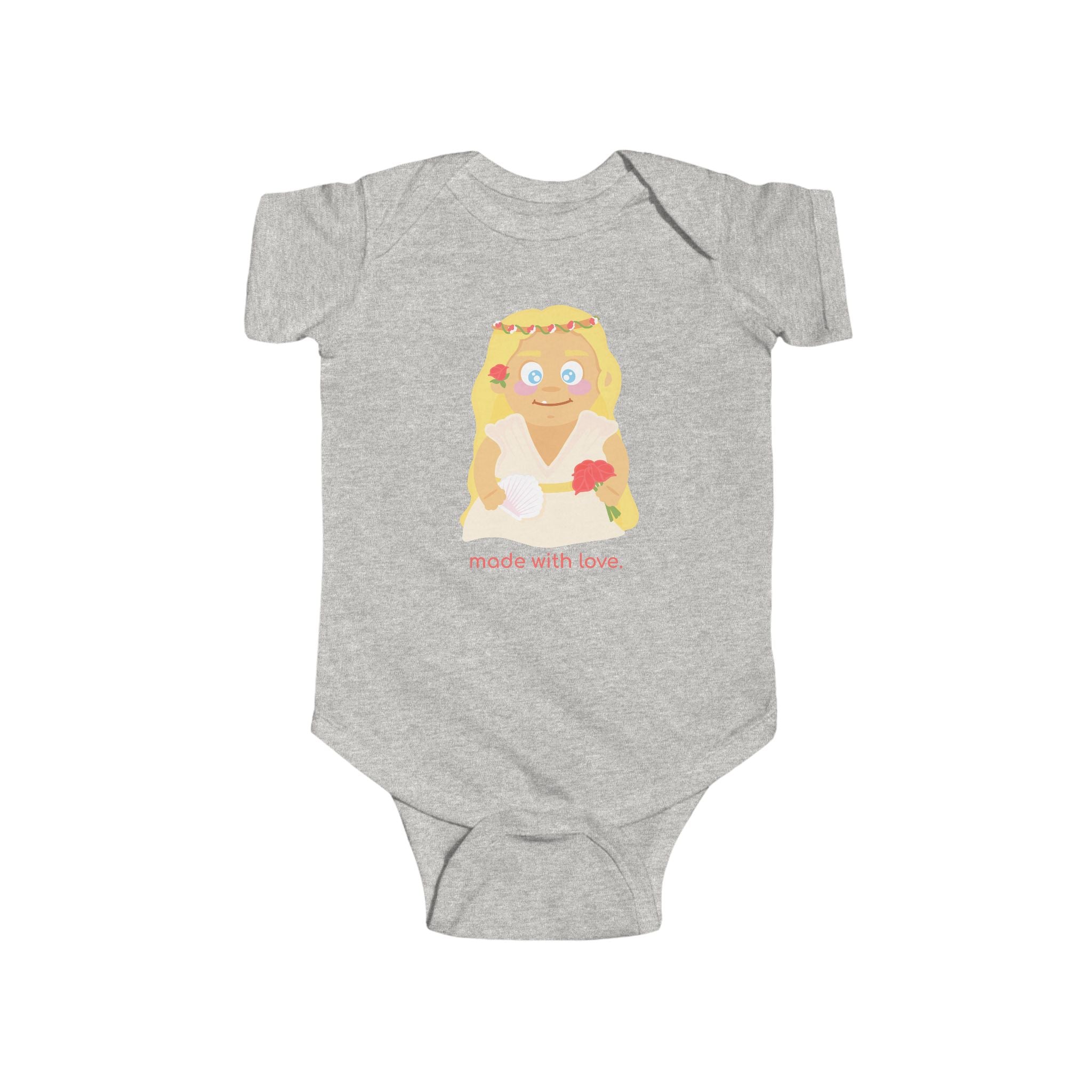 Little  Aphrodite ‘Made With Love’ Baby Onesie