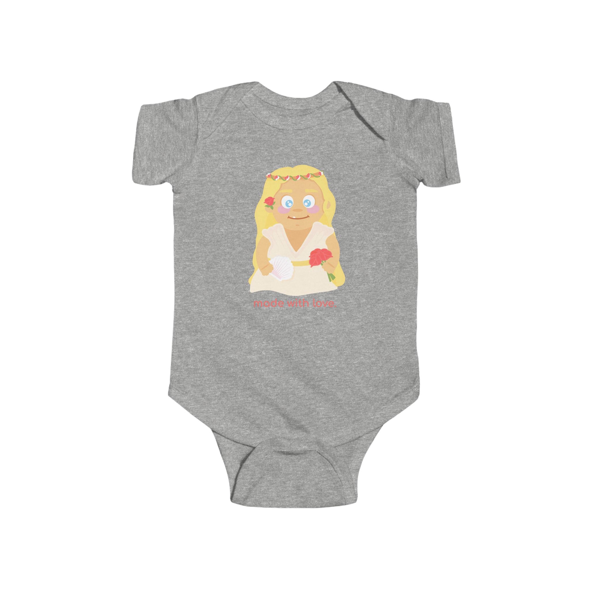 Little  Aphrodite ‘Made With Love’ Baby Onesie