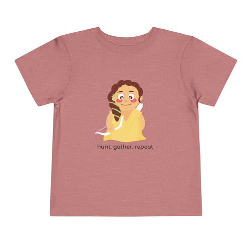 Little Artemis "hunt, gather, repeat" Kids Tee