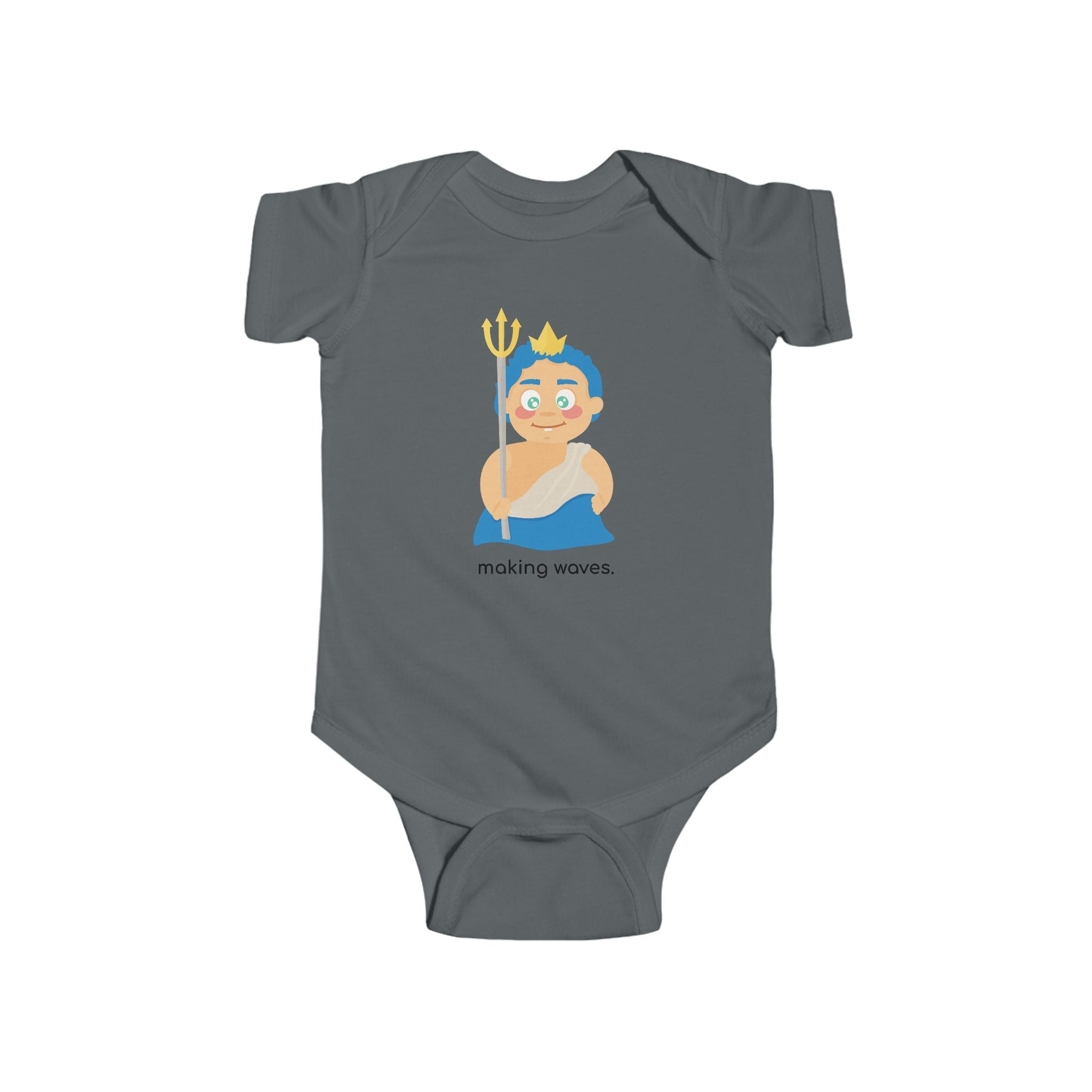 Little Poseidon ‘Making Waves’ Baby Onesie