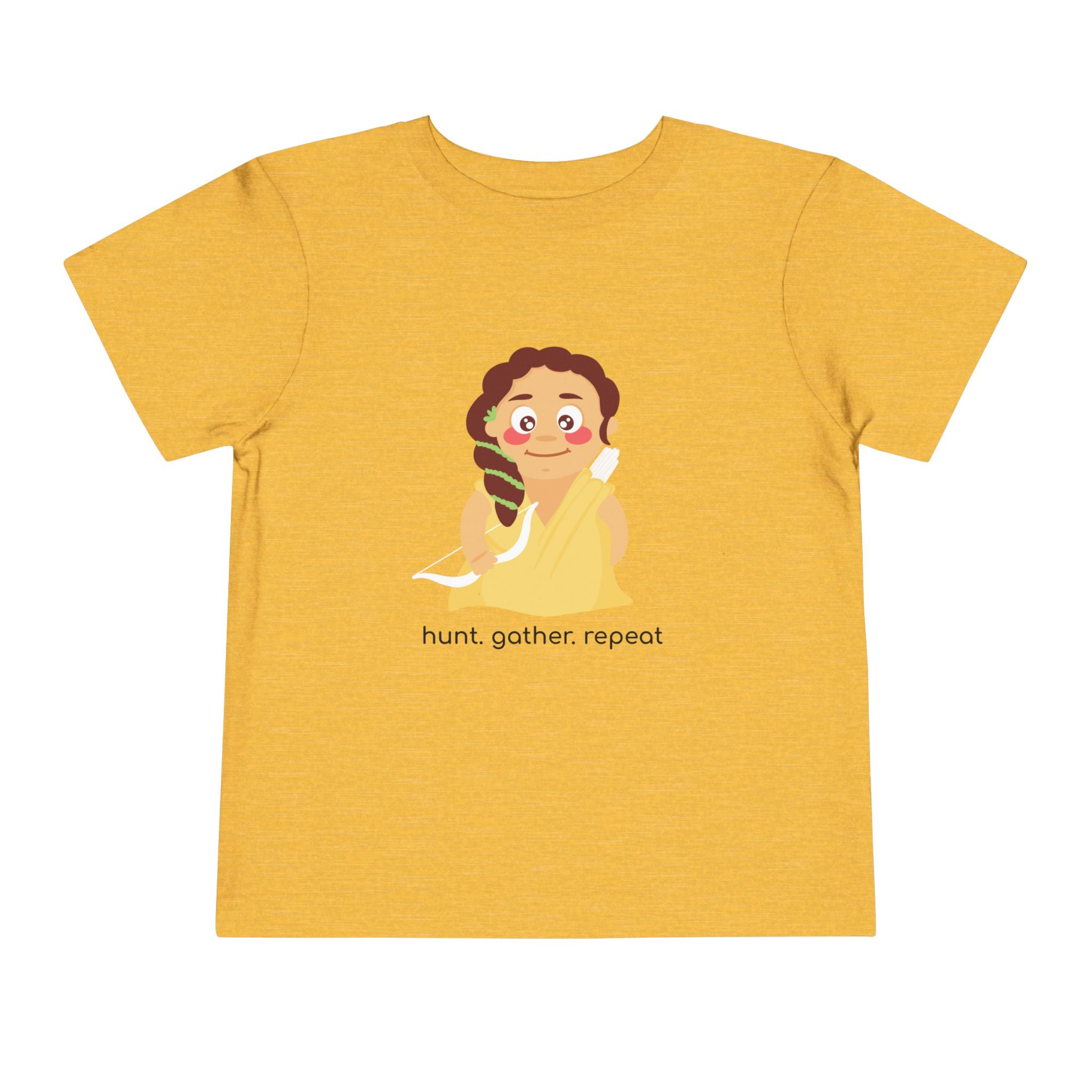 Little Artemis "hunt, gather, repeat" Kids Tee