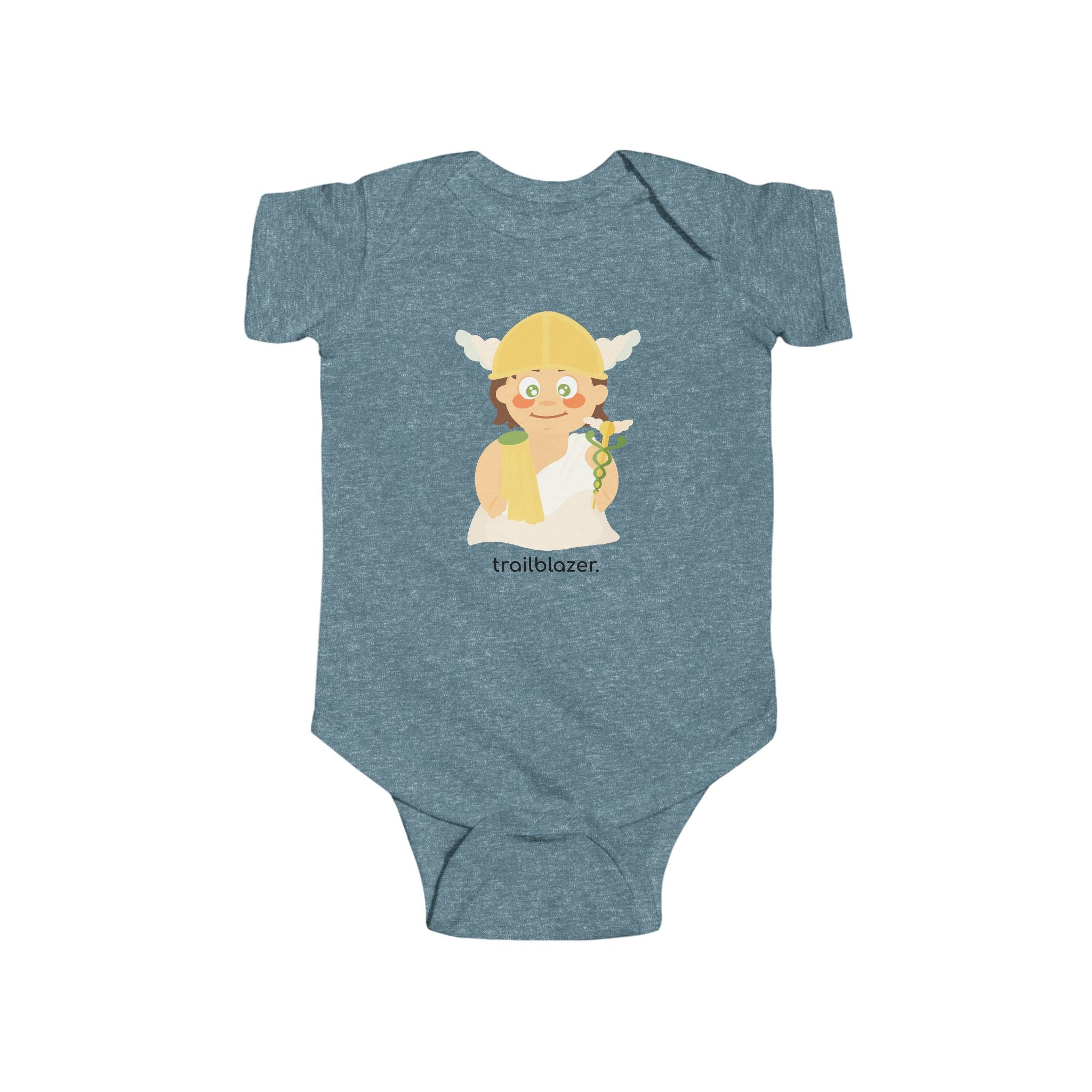 Little Hermes ‘Trailblazer’ Baby Onesie