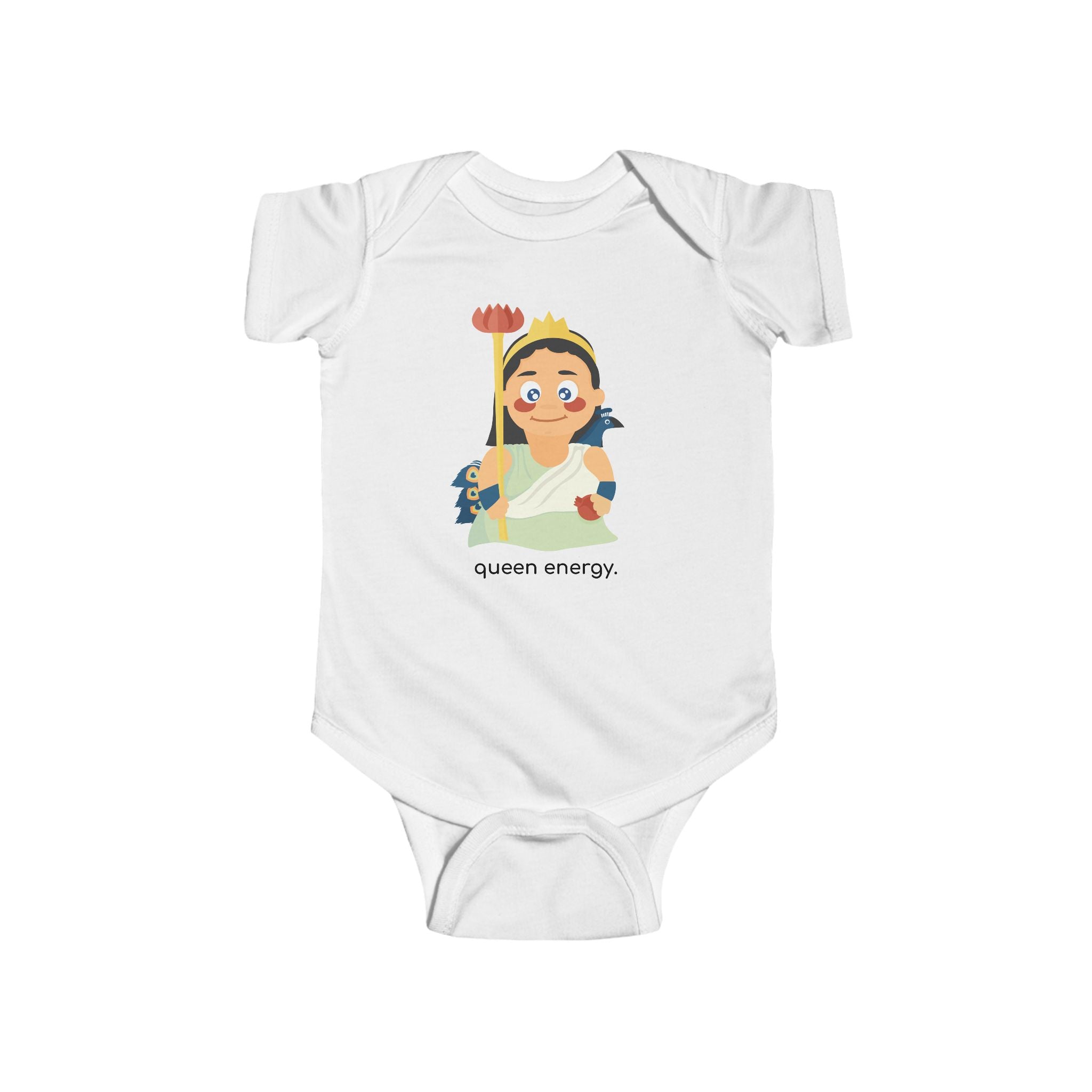 Little Hera "Queen Energy" Baby Onesie
