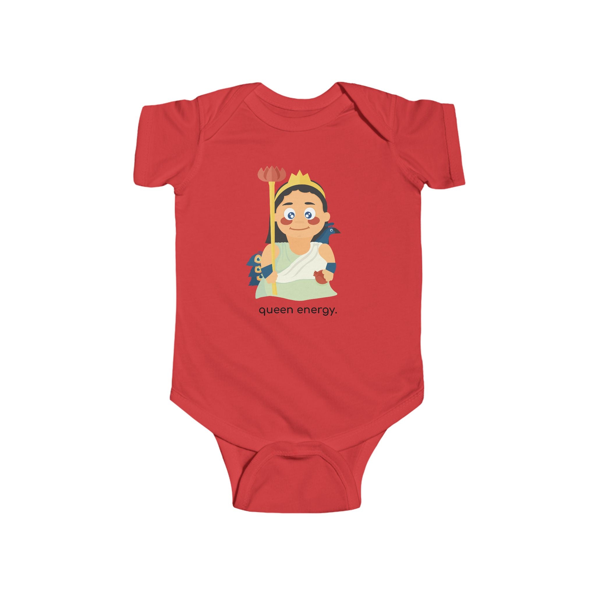 Little Hera "Queen Energy" Baby Onesie