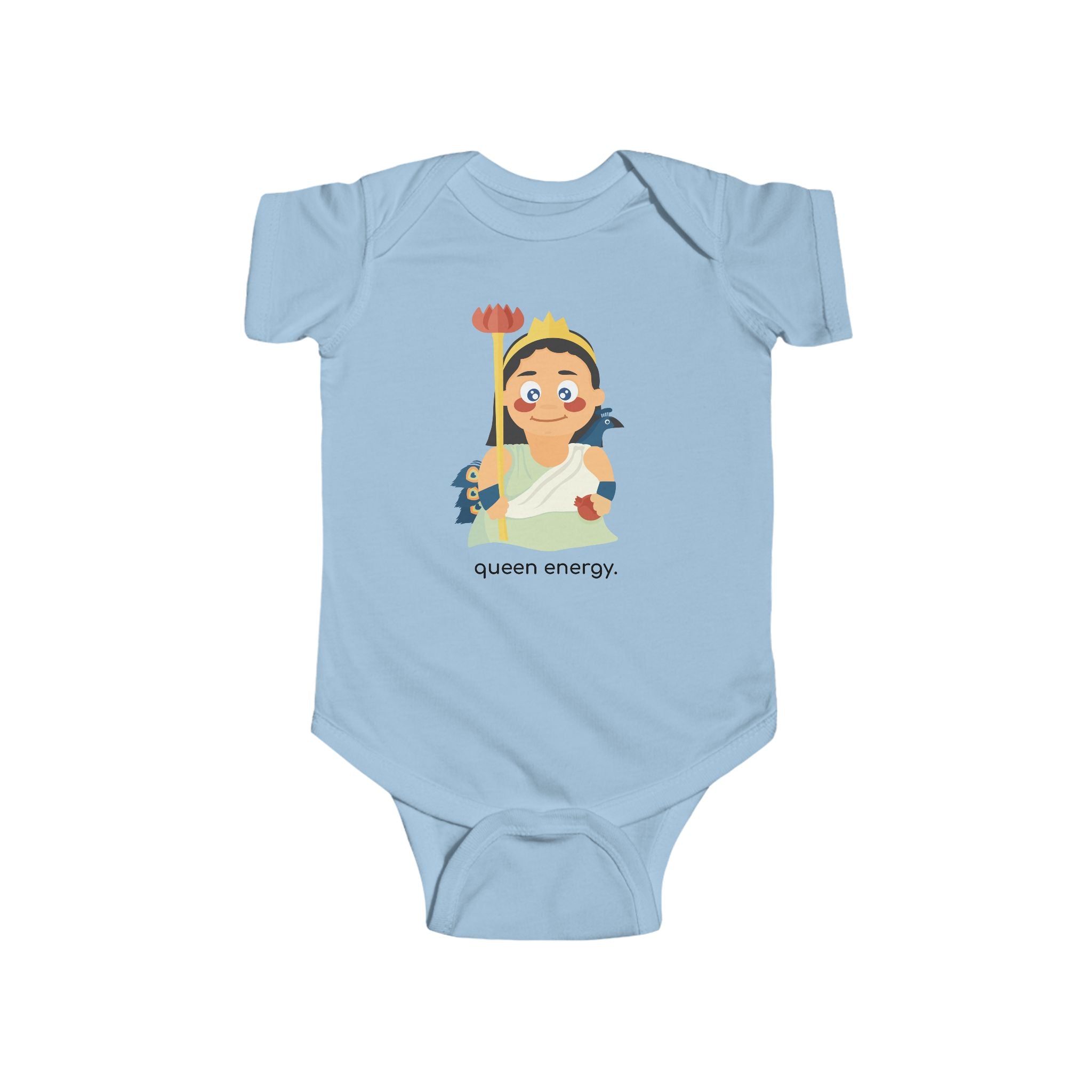 Little Hera "Queen Energy" Baby Onesie