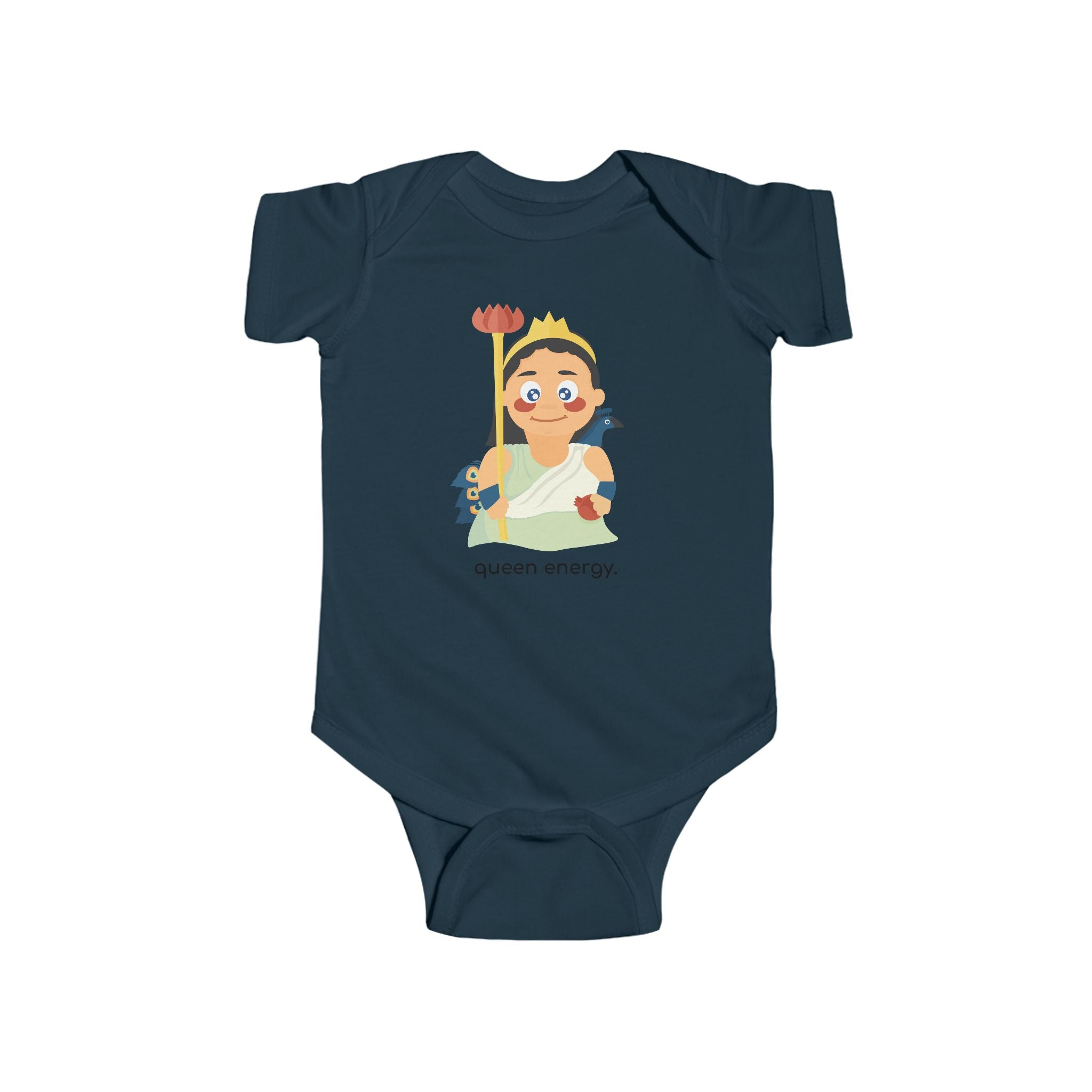 Little Hera "Queen Energy" Baby Onesie