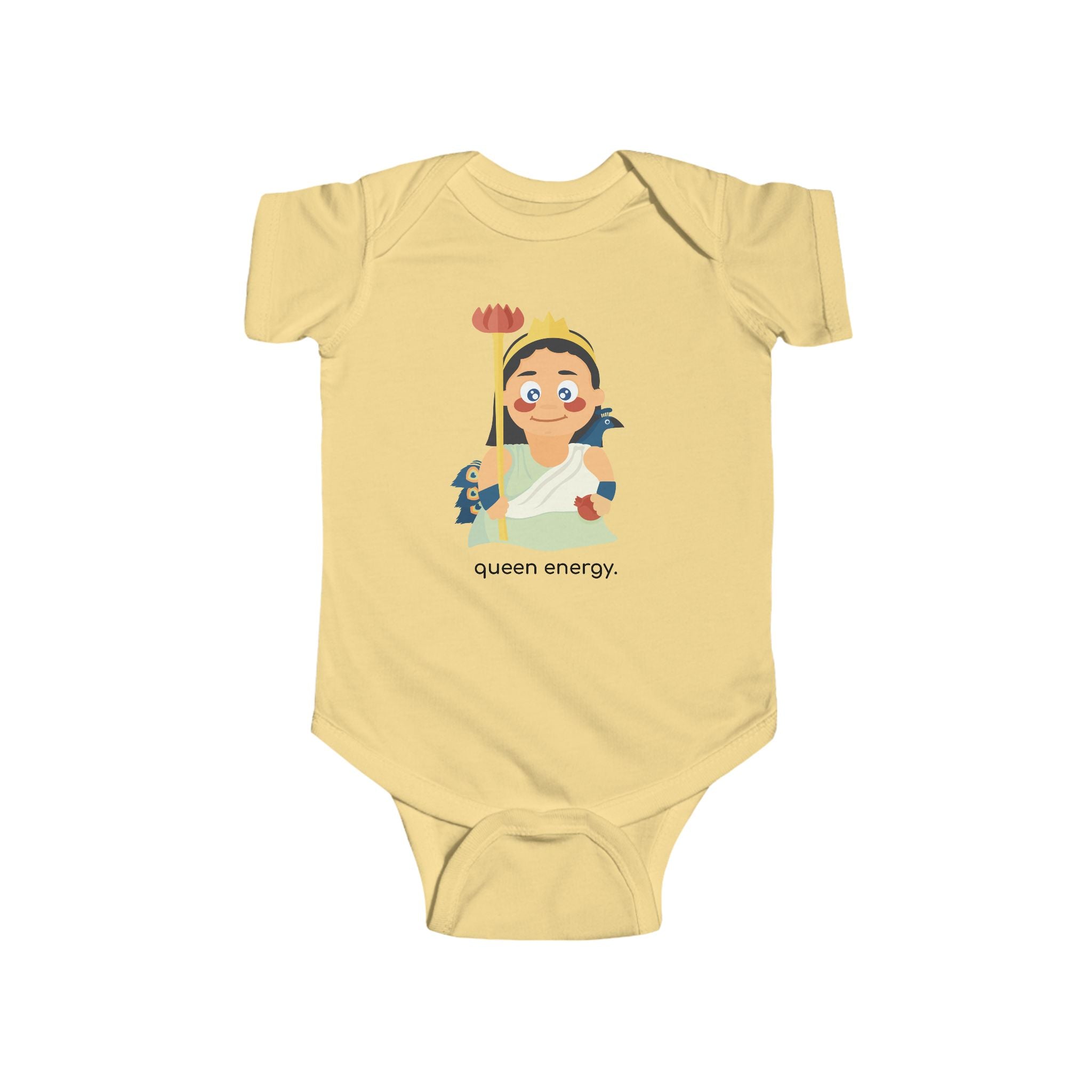 Little Hera "Queen Energy" Baby Onesie