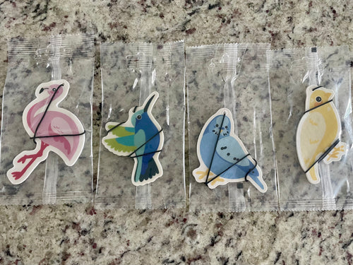 Birdy by PinePress Car Air Freshener 4 pack