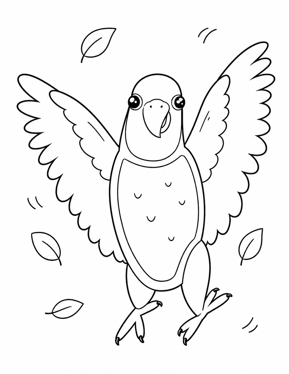 Birds A Colorful Adventure, Coloring Book for All Ages!: Cute and Easy Bird Coloring Pages for Kids, Adults and Bird Lovers