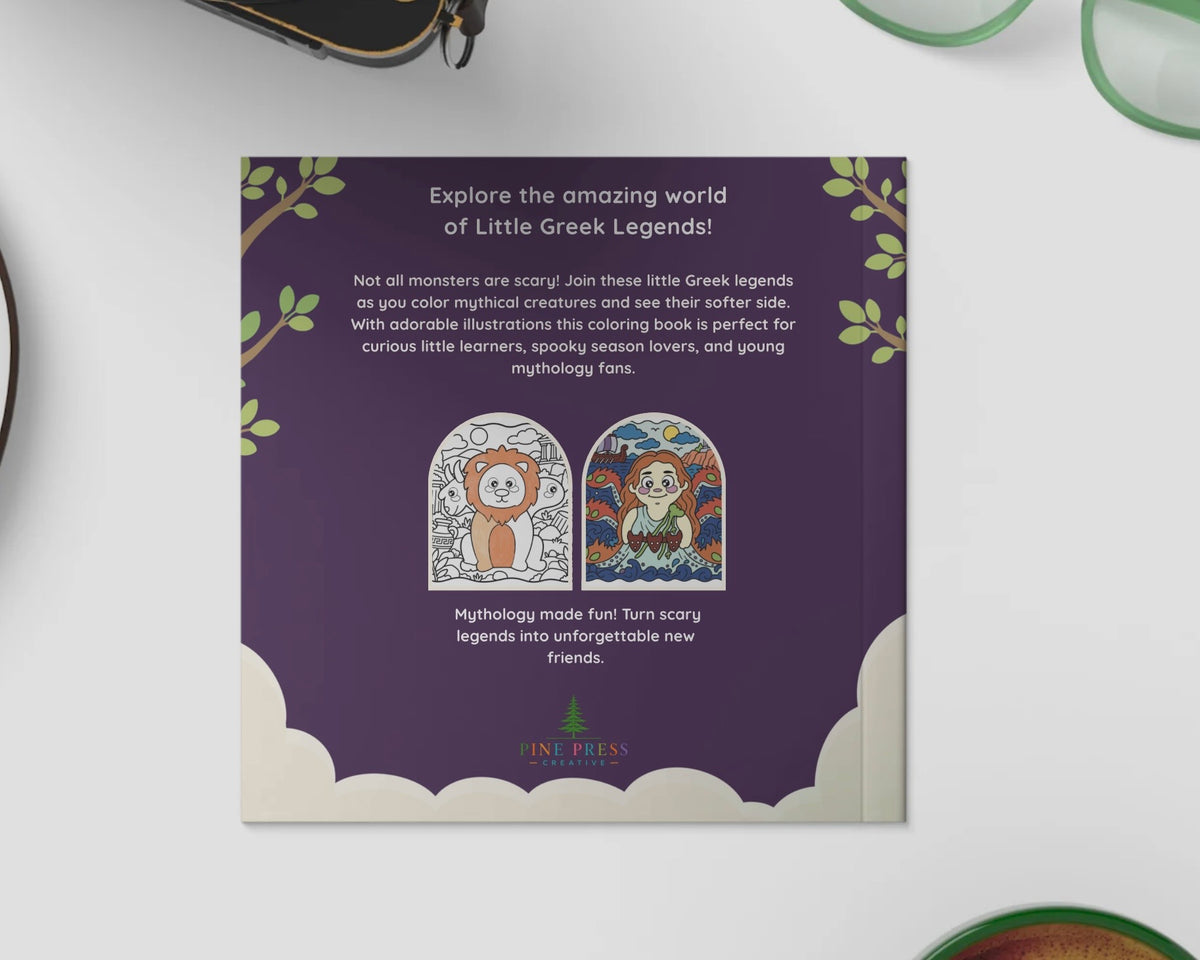 Little Greek Legends | Myths & Monsters Coloring Book